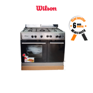 Cuisinière WIL98 INOX 60X90 -4 brûleurs -Garantie de 6 mois