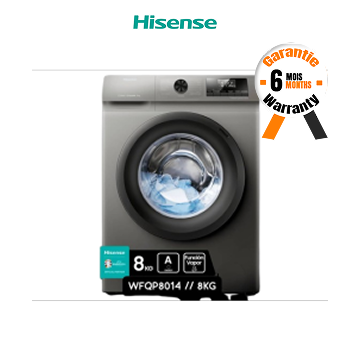 Machine à laver WFQP8014EVMT 8KG -6 mois de Garantie