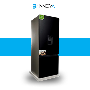 Frigo Innova IN 500 BF - Glass Door Black - Combi Frigo (500L)